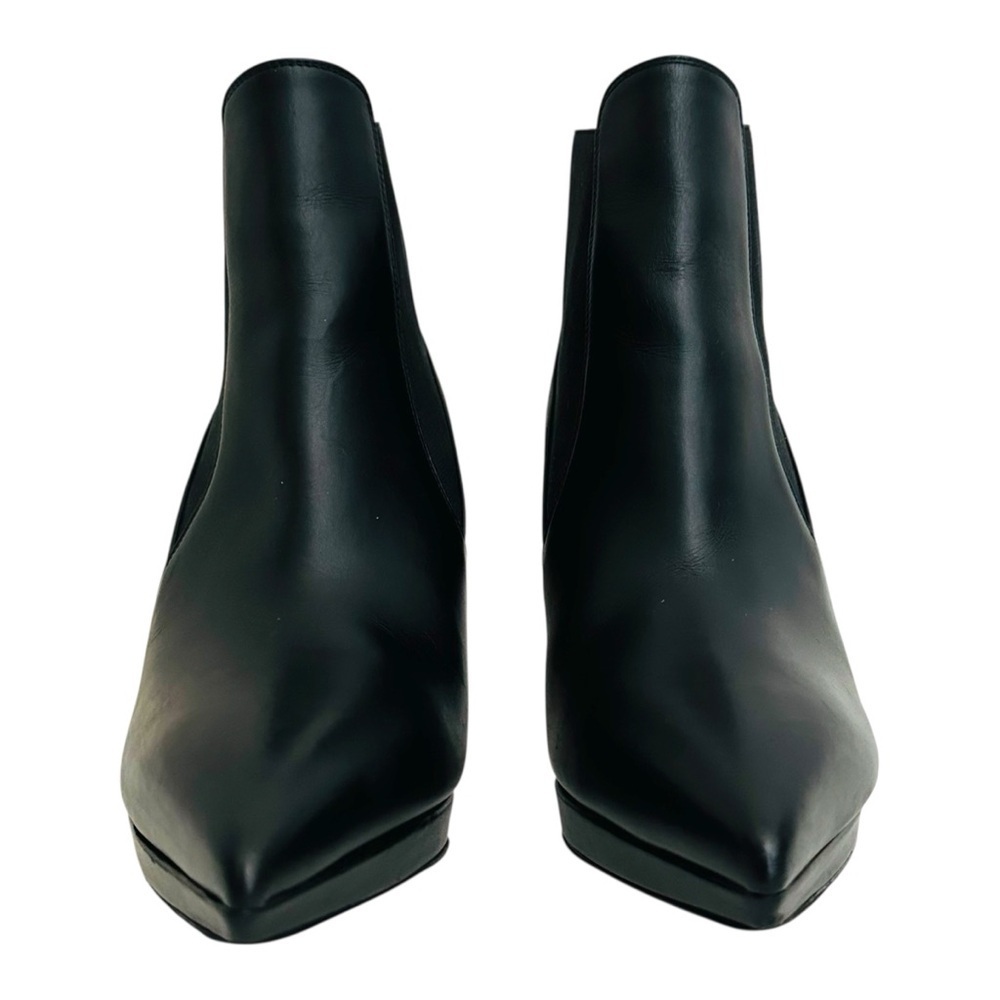 Christian Louboutin Crochinetta 100 Black Leather Ankle Boots Size 36.5 - Picture 3 of 15
